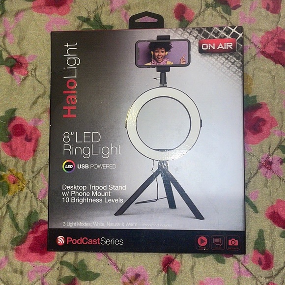 PodCastSeries Cameras, Photo & Video Halolight 8 Led Ring Light Poshmark
